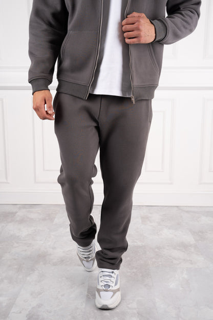 Premium Luxe Straight Leg Jogger - Charcoal