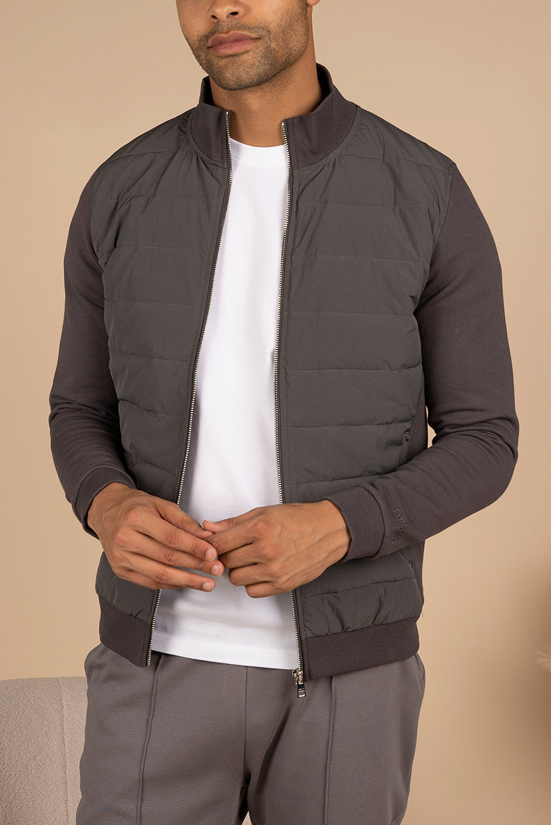 Hybrid Technical Jacket - Charcoal