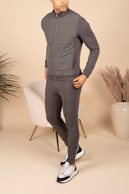 Hybrid Technical Jacket - Charcoal