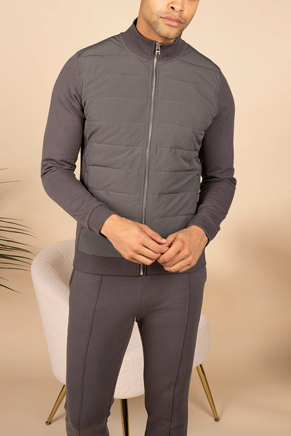 Hybrid Technical Jacket - Charcoal