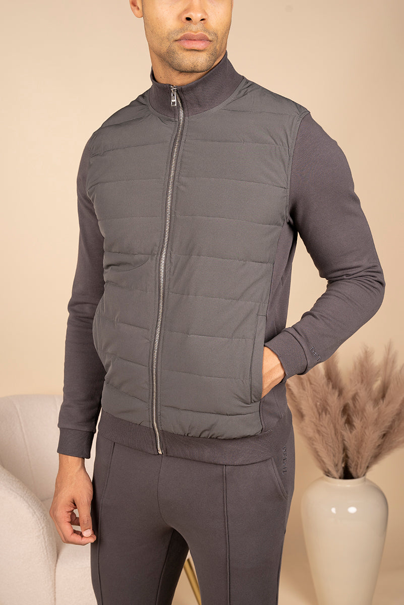 Hybrid Technical Jacket - Charcoal
