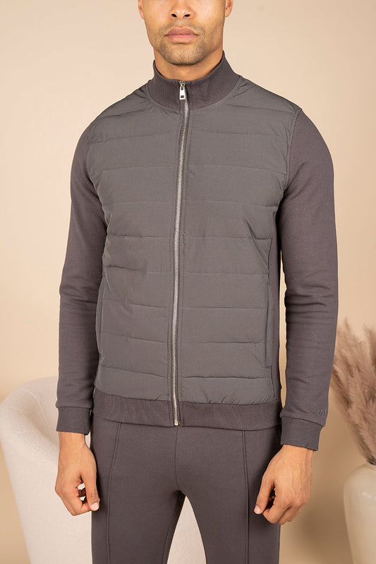 Hybrid Technical Jacket - Charcoal
