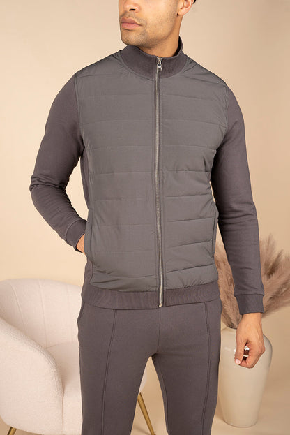 Hybrid Technical Jacket - Charcoal