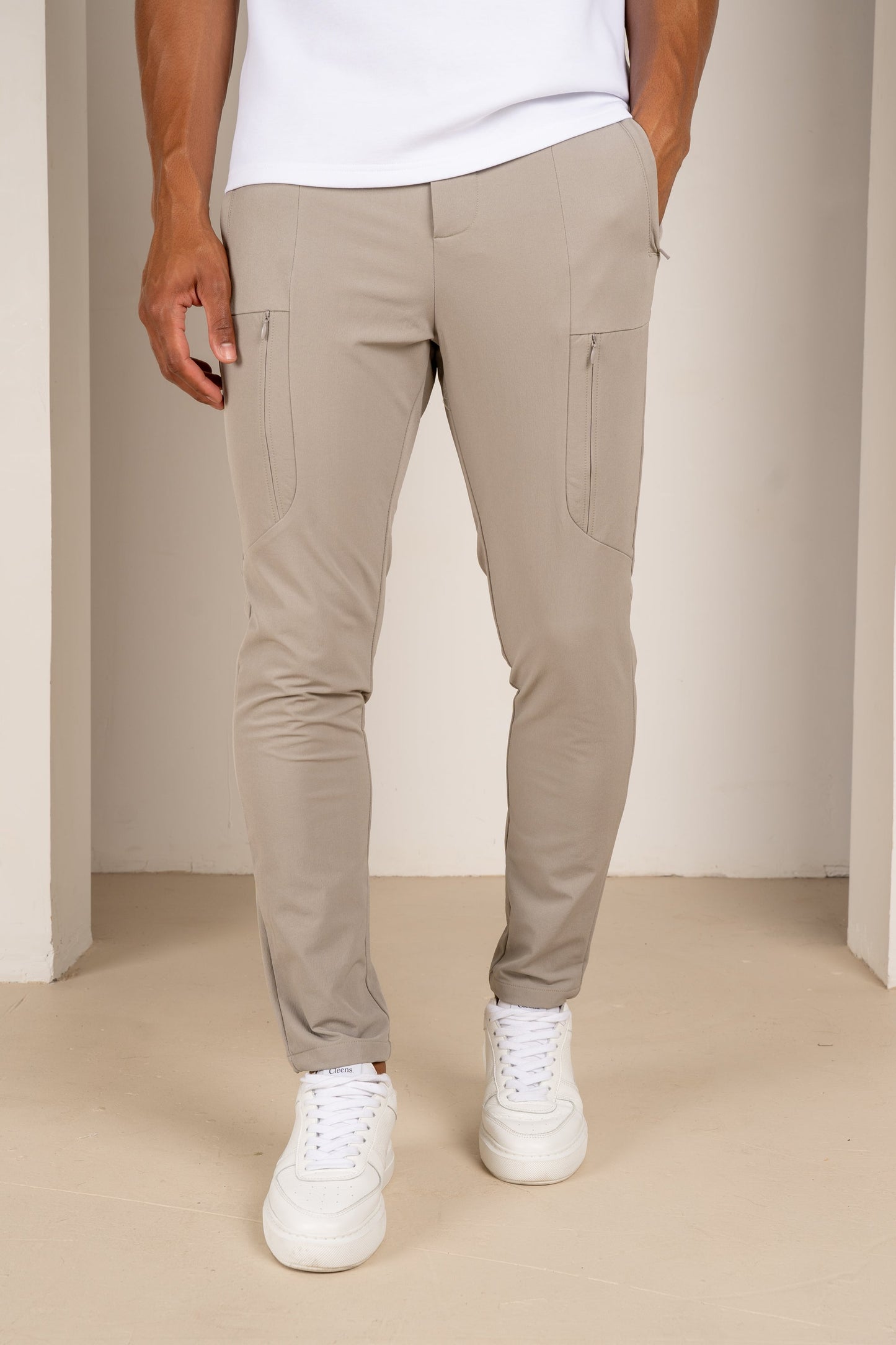 Tailored Tech Cargo Pants - 4 Colours (Stone, Navy, Light Grey, Black) - 4 Pack