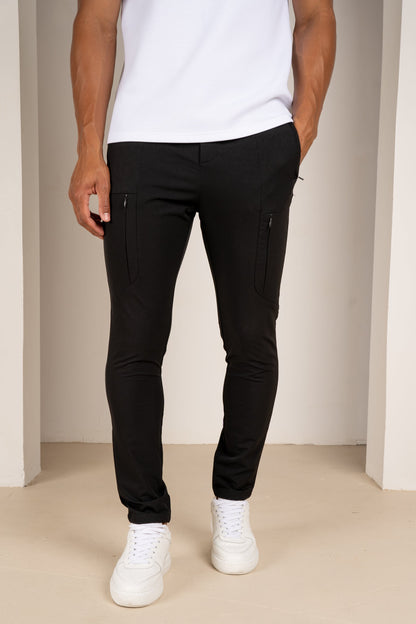 Tailored Tech Cargo Pants - 4 Colours (Stone, Navy, Light Grey, Black) - 4 Pack