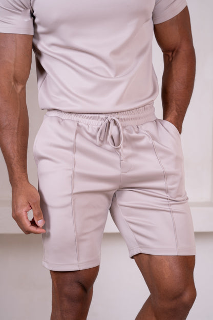 Premium Scuba Slim Fit T-Shirt - Taupe (SS)