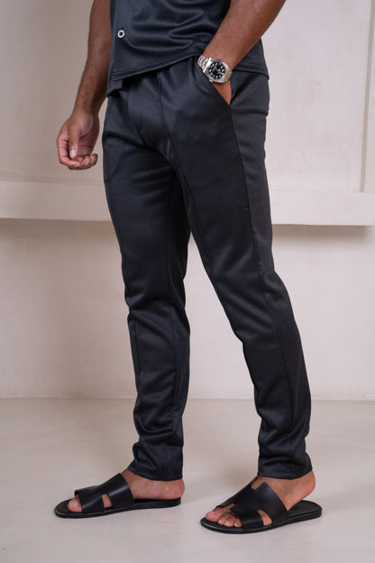 Interlock Tailored Jogger - Charcoal