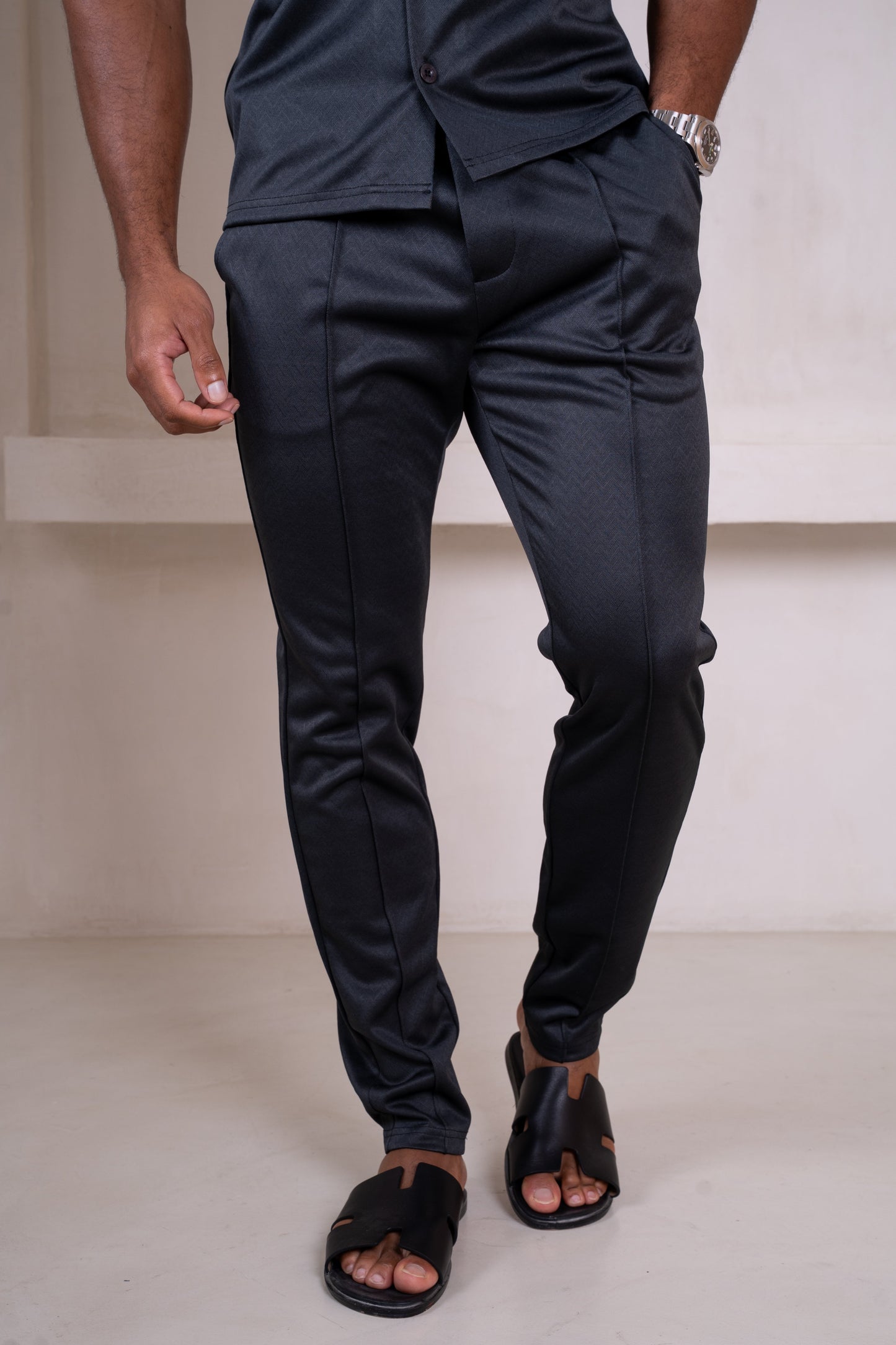 Interlock Tailored Jogger - Charcoal