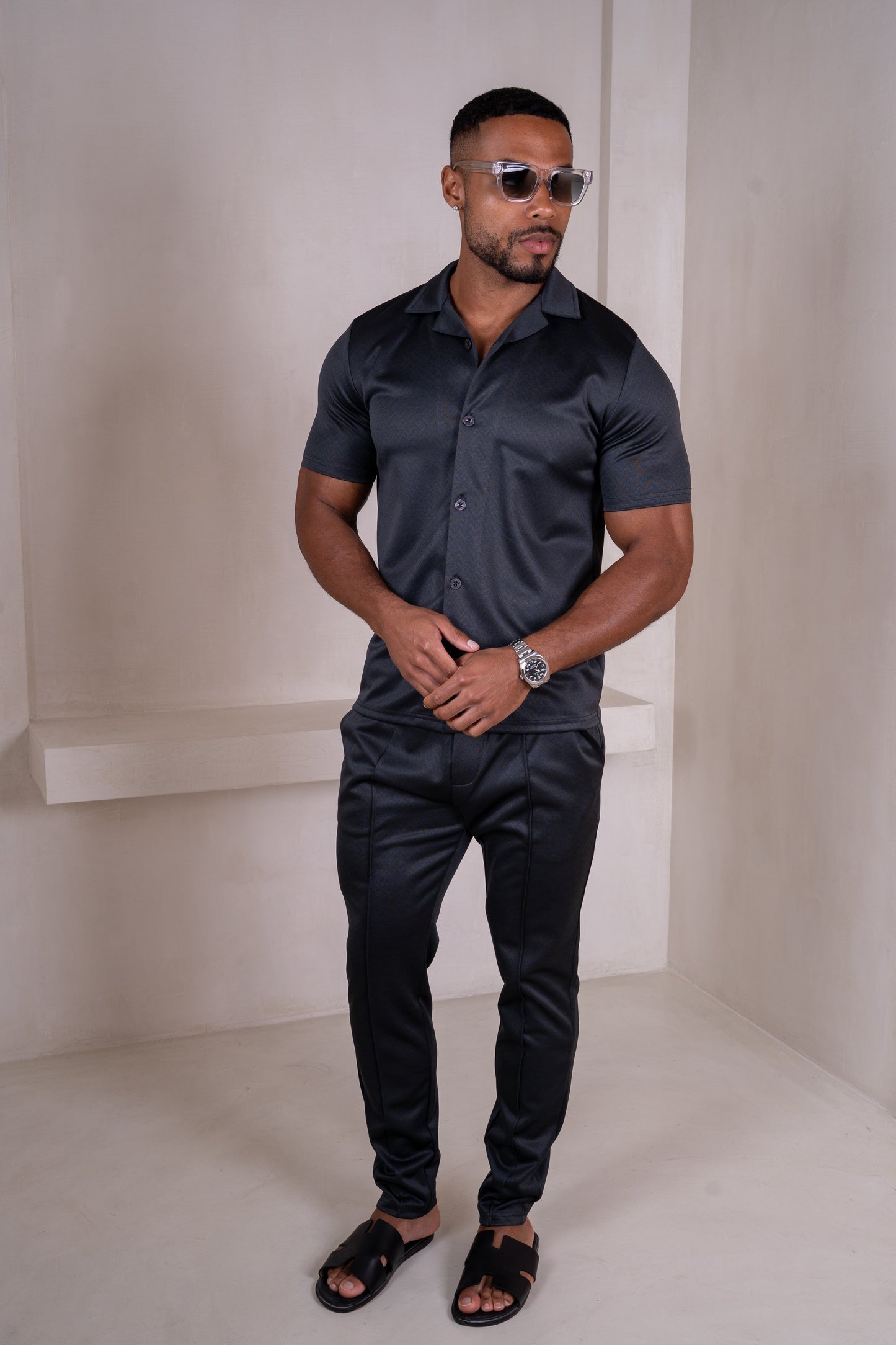 Interlock Tailored Jogger - Charcoal