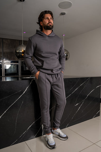 Essential Scuba Hoodie and Joggers Set - 2 Colours (Charcoal and Navy) - 2 Pack