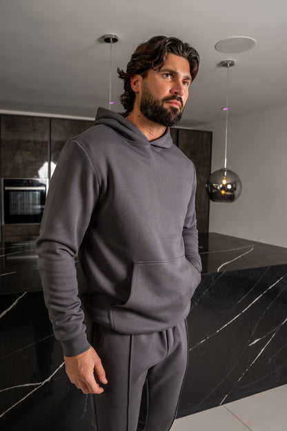 Essential Scuba Hoodie and Joggers Set - 2 Colours (Charcoal and Navy) - 2 Pack