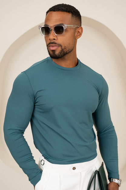 Mercerised Luxe Long Sleeve T-Shirt - 9 Pack (Multi Pack)
