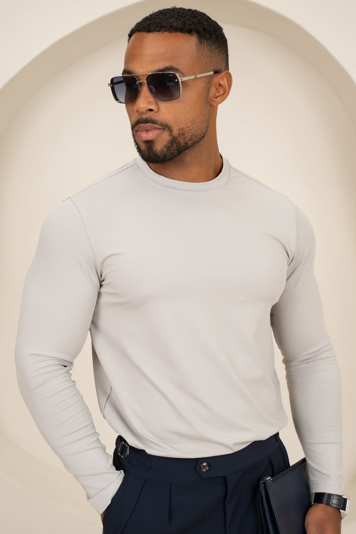 Mercerised Luxe Long Sleeve T-Shirt - 9 Pack (Multi Pack)