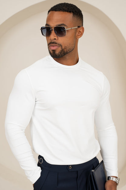 Mercerised Luxe Long Sleeve T-Shirt - 9 Pack (Multi Pack)