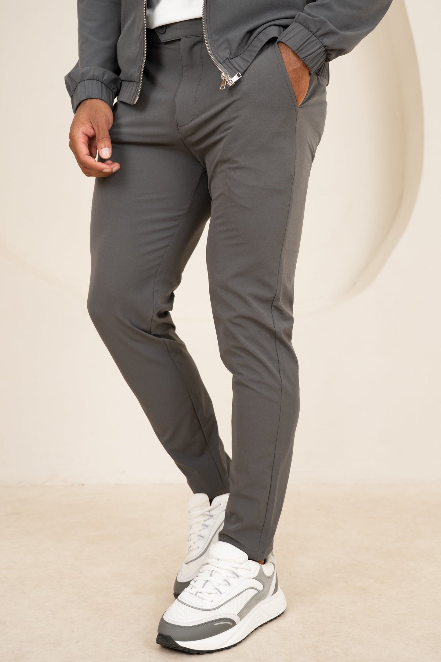 Motion Side Buckle Pant - Charcoal
