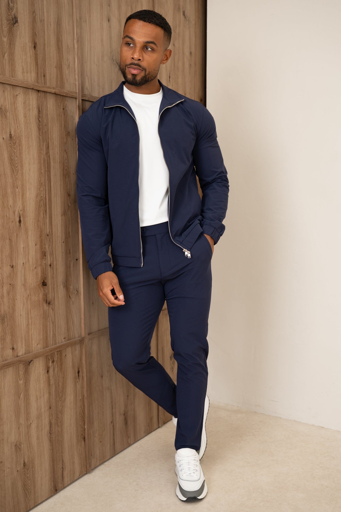 Motion Side Buckle Pant - Navy