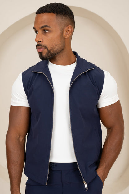 Motion Side Buckle Shorts - Navy