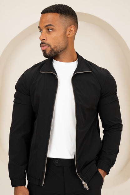 Motion Zip-Up Technical Jacket - Black