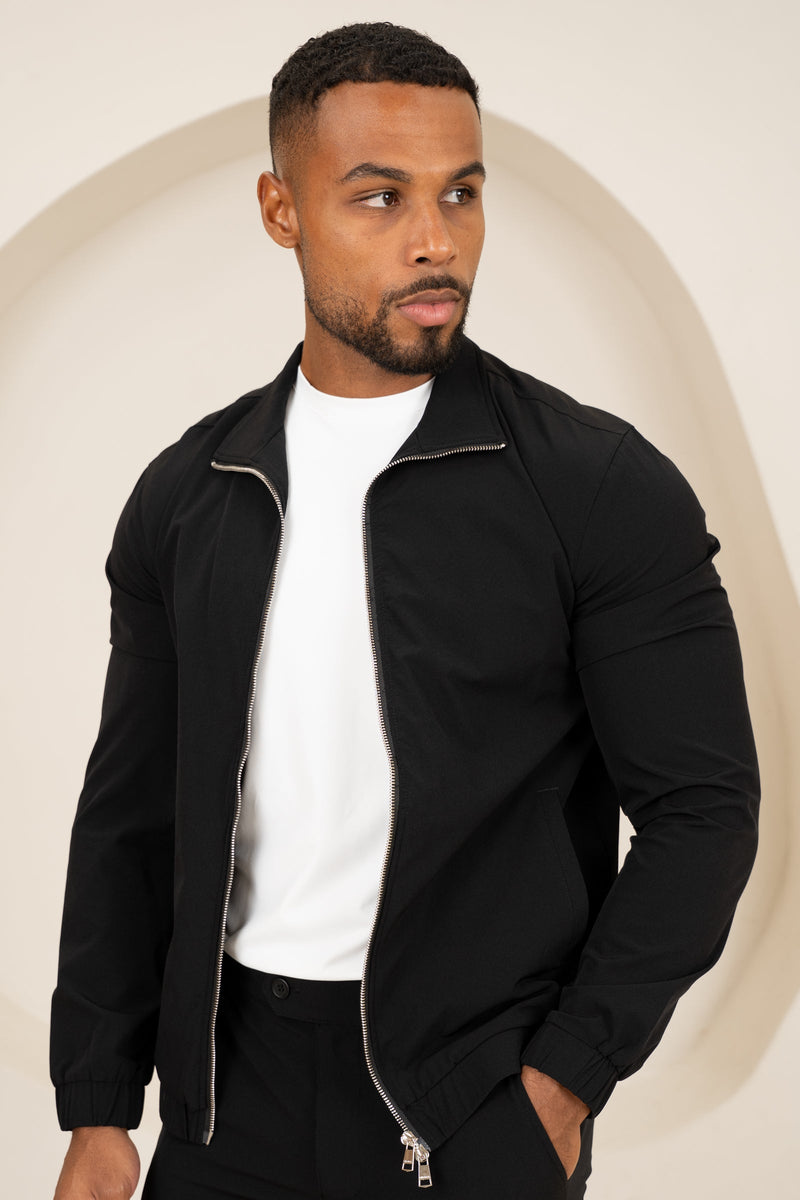 Motion Zip-Up Technical Jacket - Black
