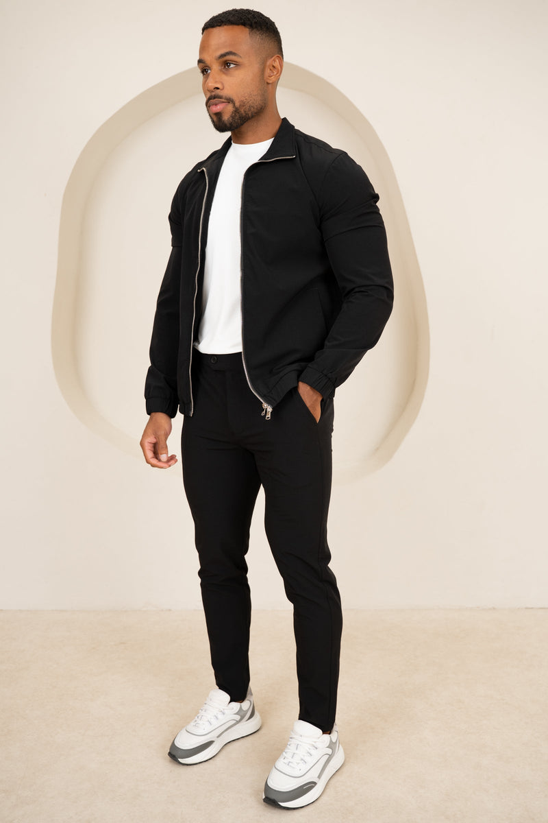 Motion Zip-Up Technical Jacket - Black