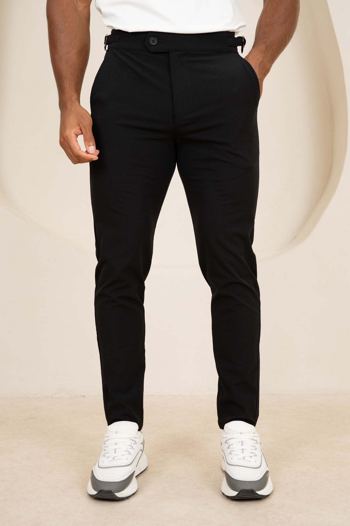 Motion Side Buckle Pant - Black