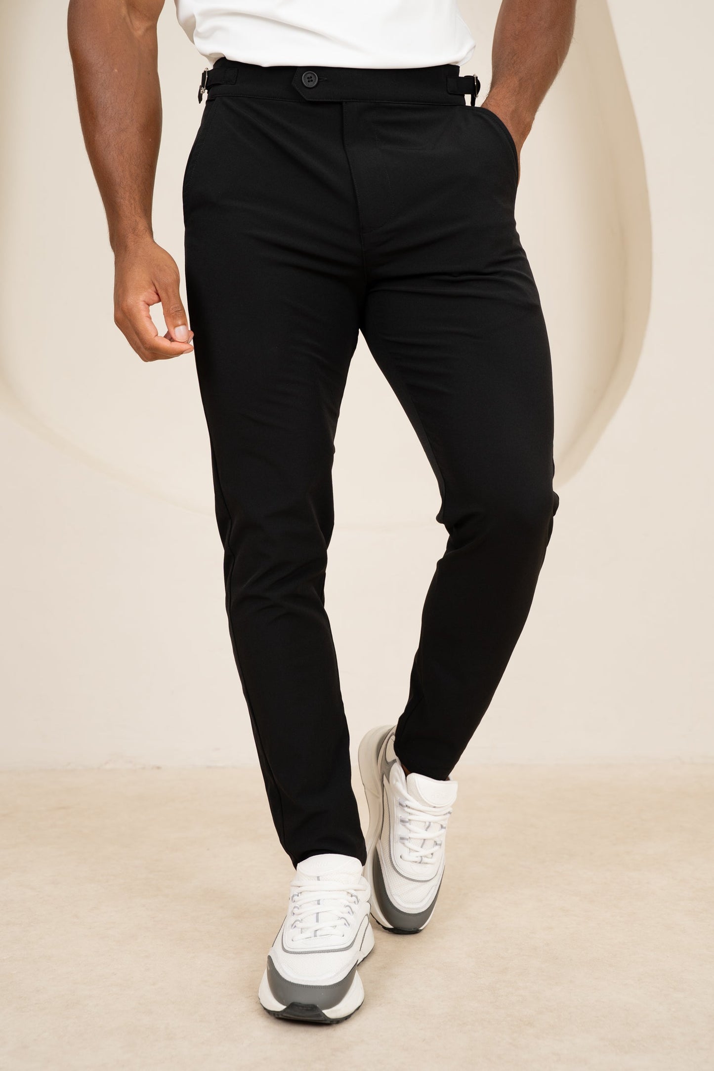 Motion Side Buckle Pant - Black