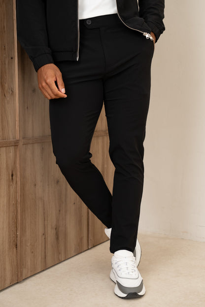 Motion Side Buckle Pant - Black