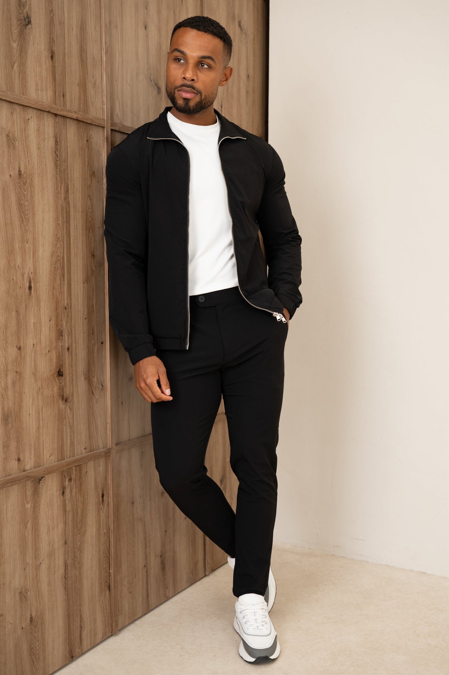 Motion Zip-Up Technical Jacket - Black