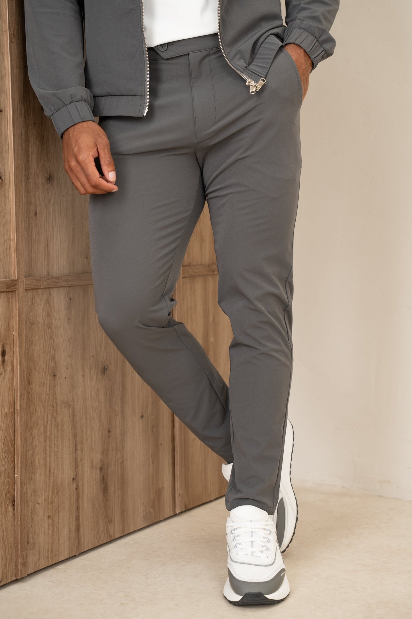 Motion Zip-Up Technical Jacket - Charcoal