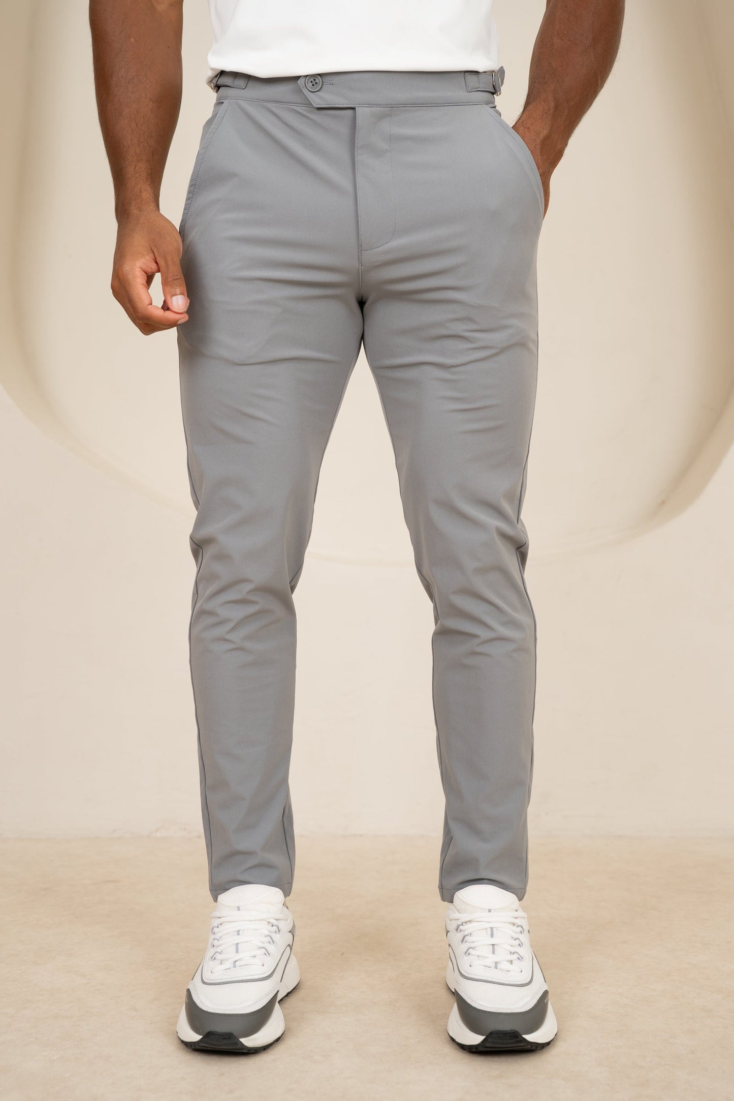 Motion Side Buckle Pant - Grey
