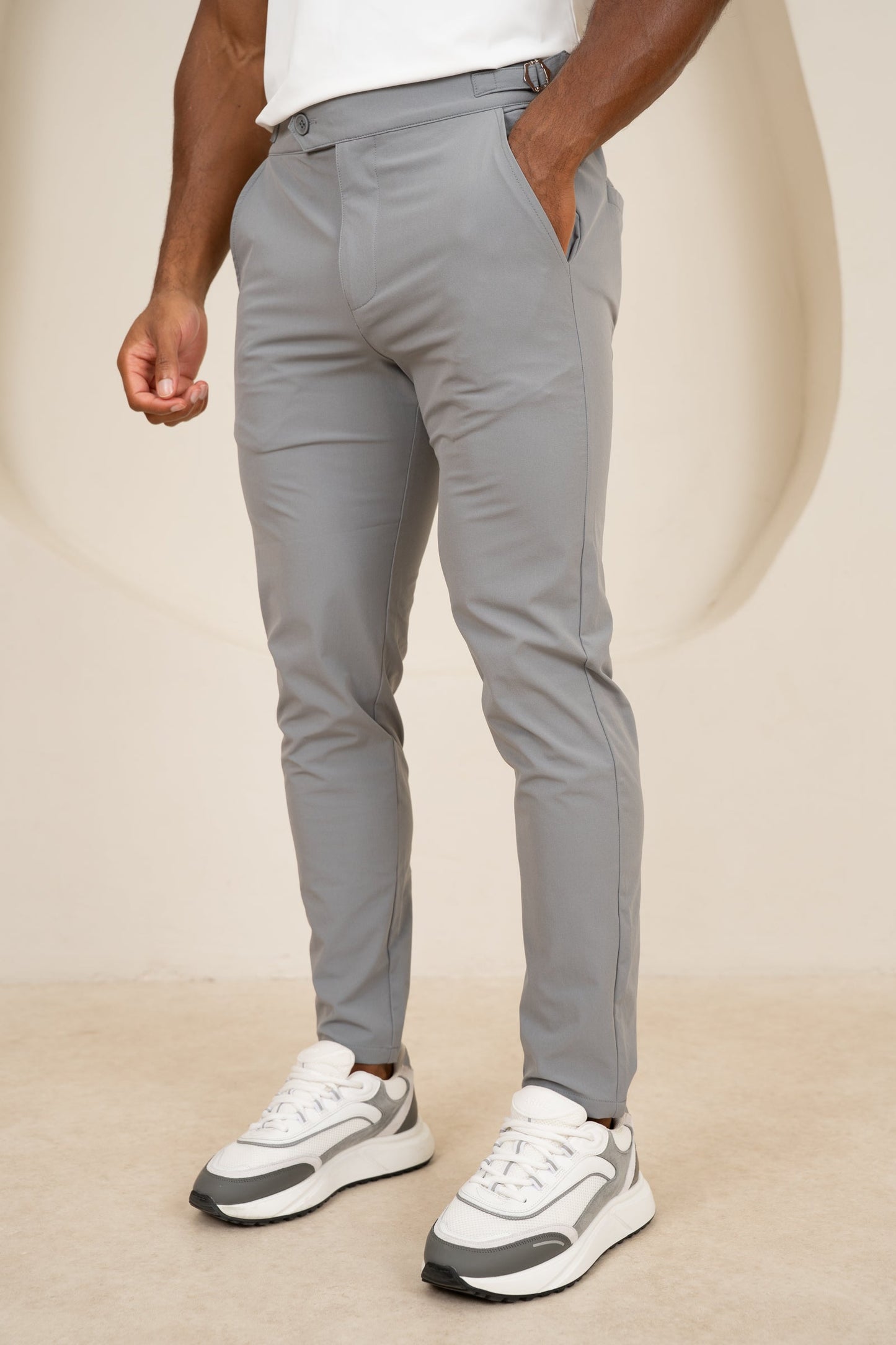 Motion Side Buckle Pant - Grey