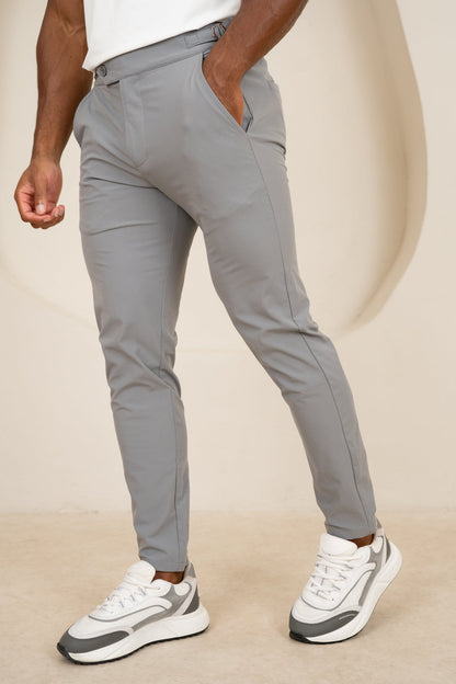 Motion Side Buckle Pant - Grey