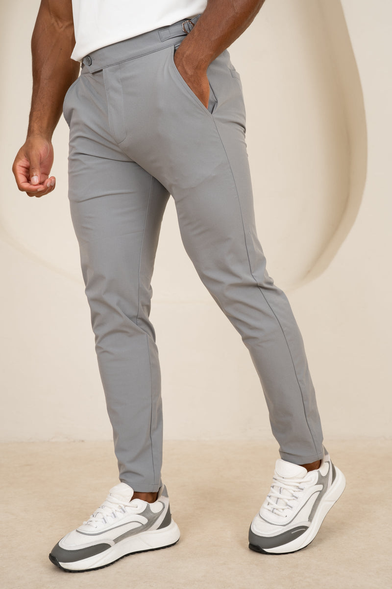 Motion Side Buckle Pant - Grey