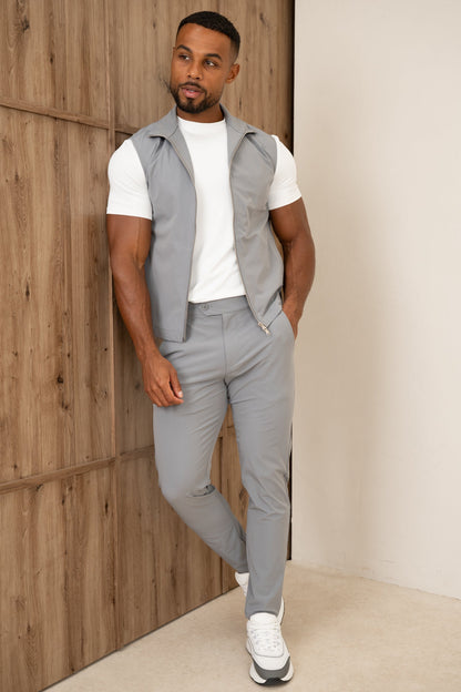 Motion Side Buckle Pant - Grey
