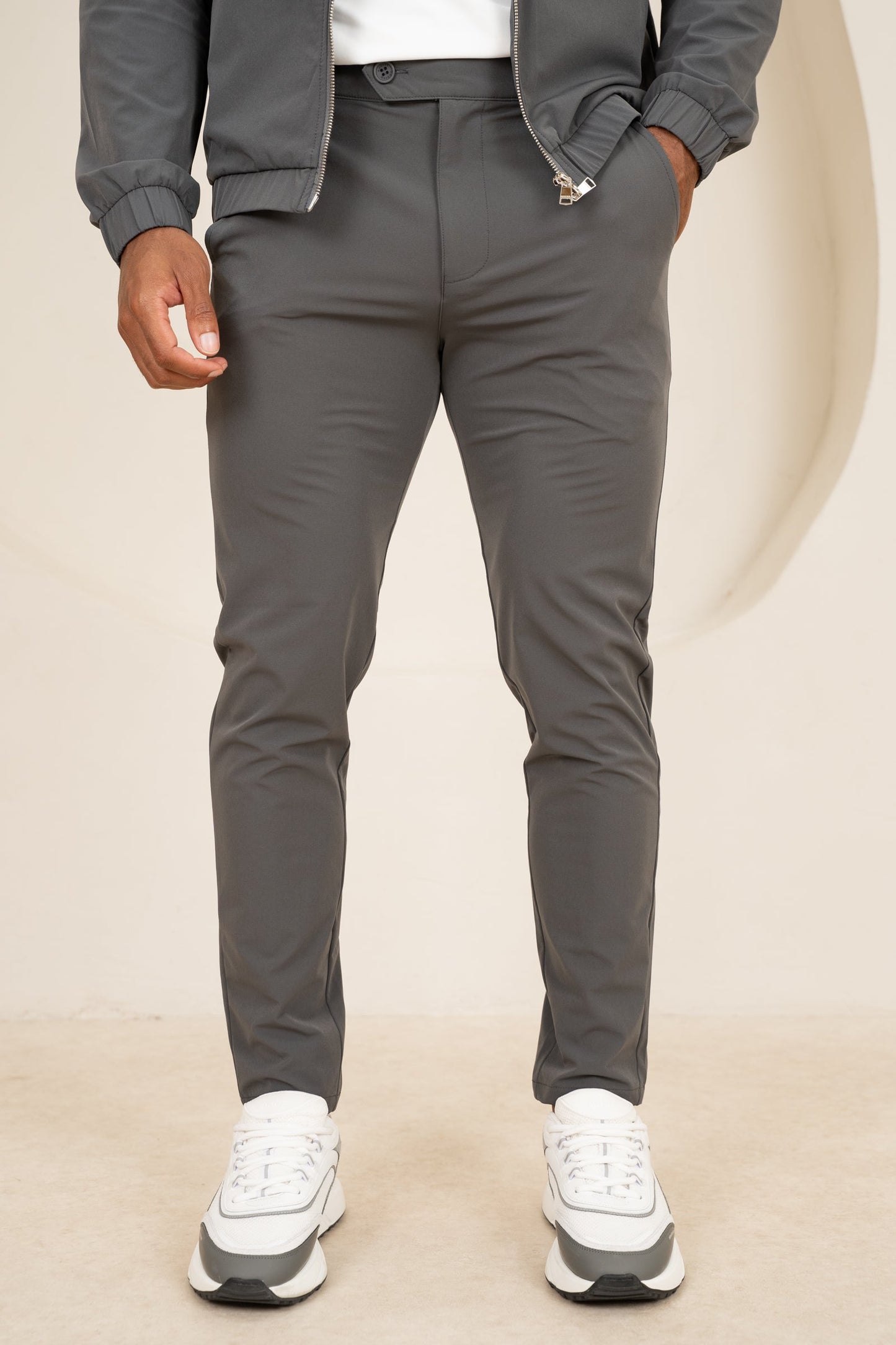 Motion Side Buckle Pant - Charcoal