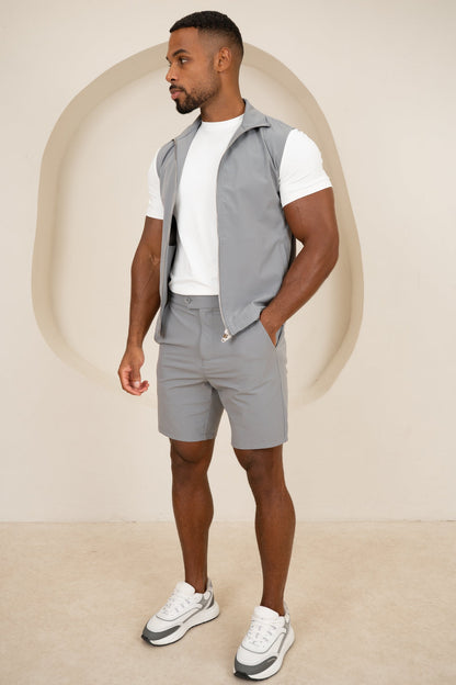 Motion Side Buckle Shorts - Grey
