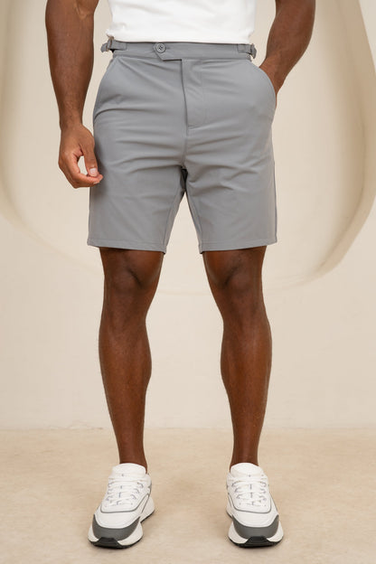 Motion Side Buckle Shorts - Grey