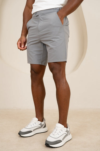Motion Side Buckle Shorts - Grey