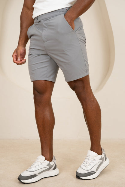Motion Side Buckle Shorts - Grey