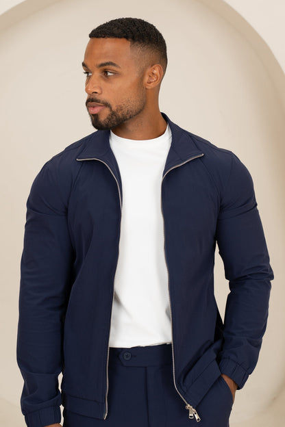Motion Zip-Up Technical Jacket - Navy