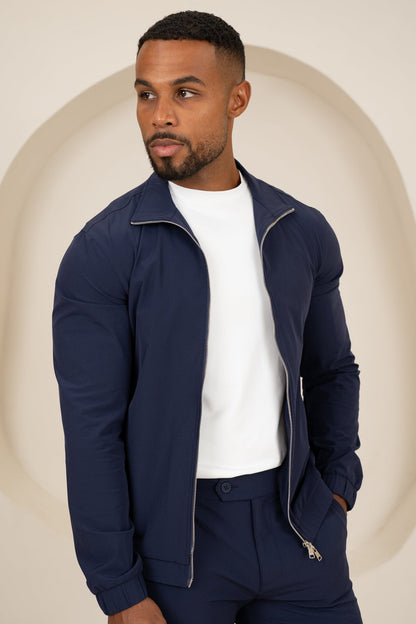 Motion Zip-Up Technical Jacket - Navy