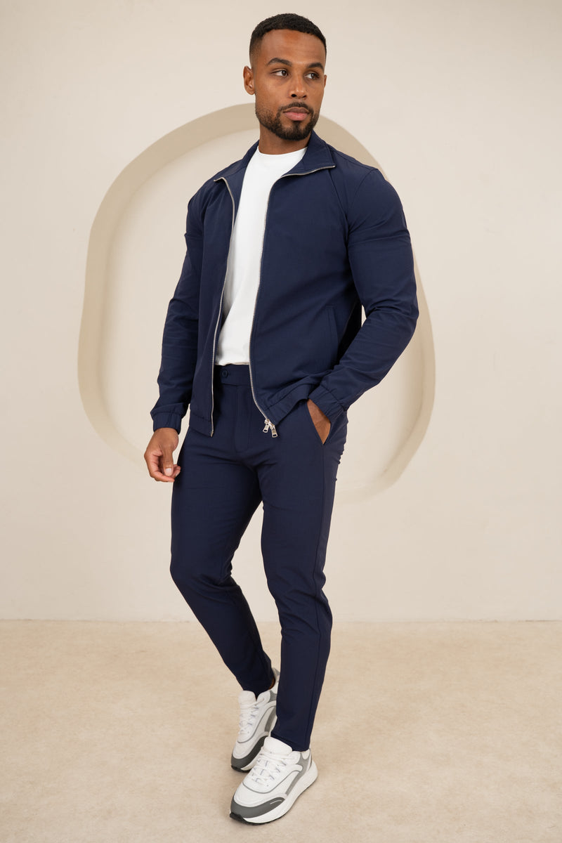Motion Zip-Up Technical Jacket - Navy