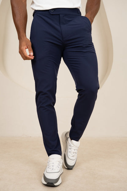 Motion Side Buckle Pant - Navy