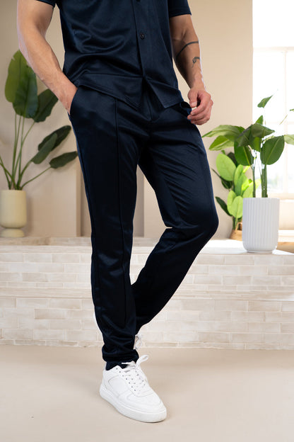 Interlock Tailored Jogger - Navy