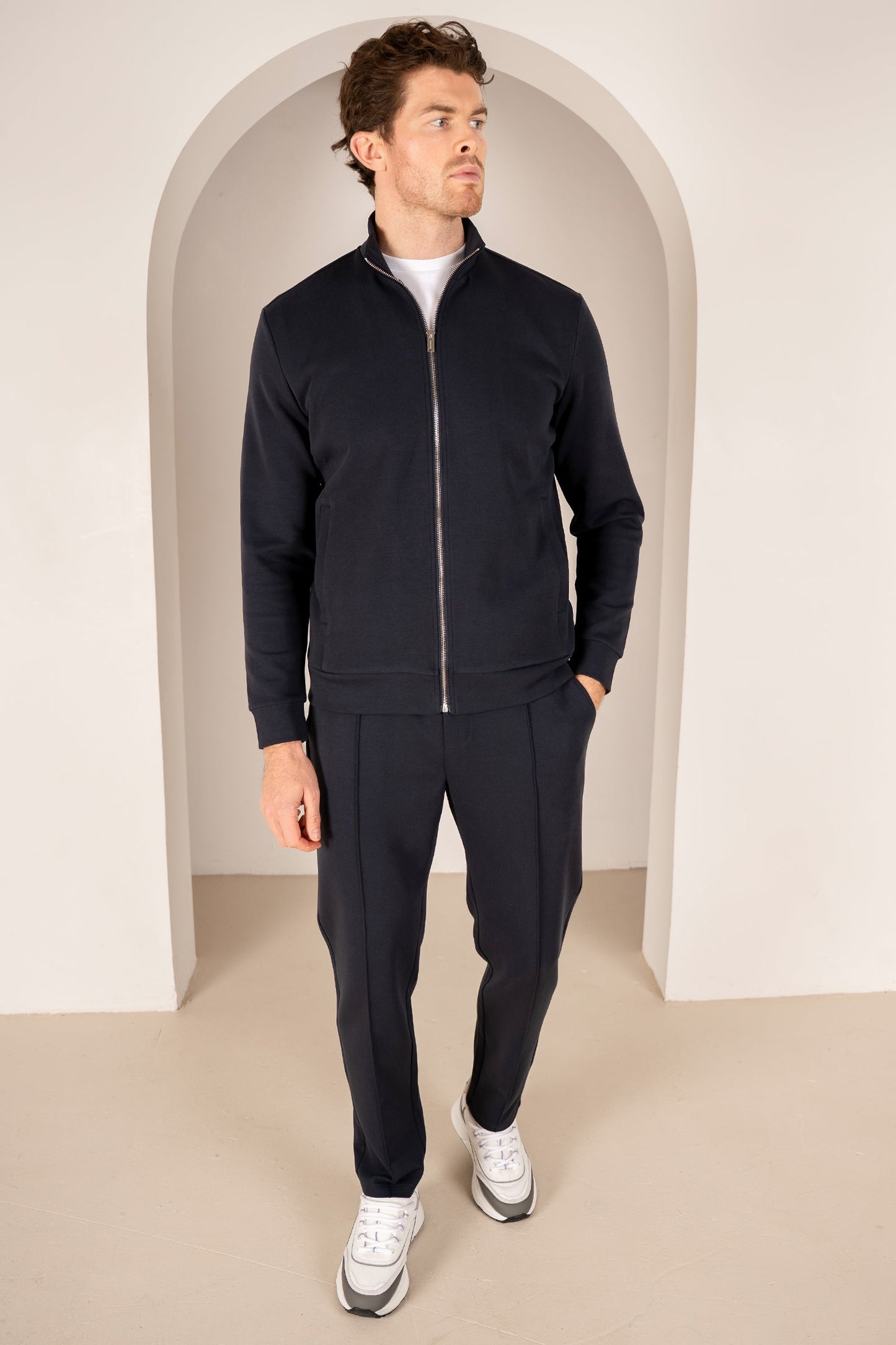 Interlock Jogger - Navy