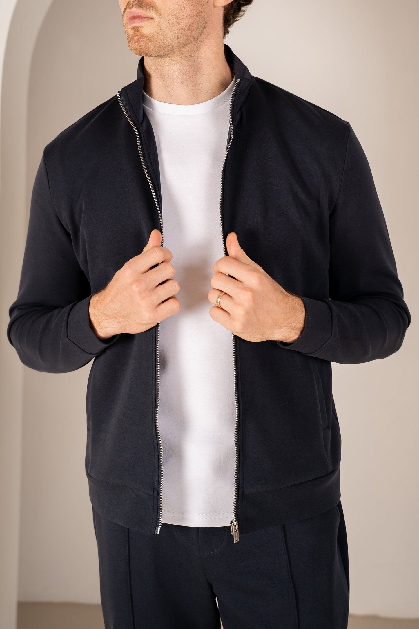 Interlock Jogger - Navy