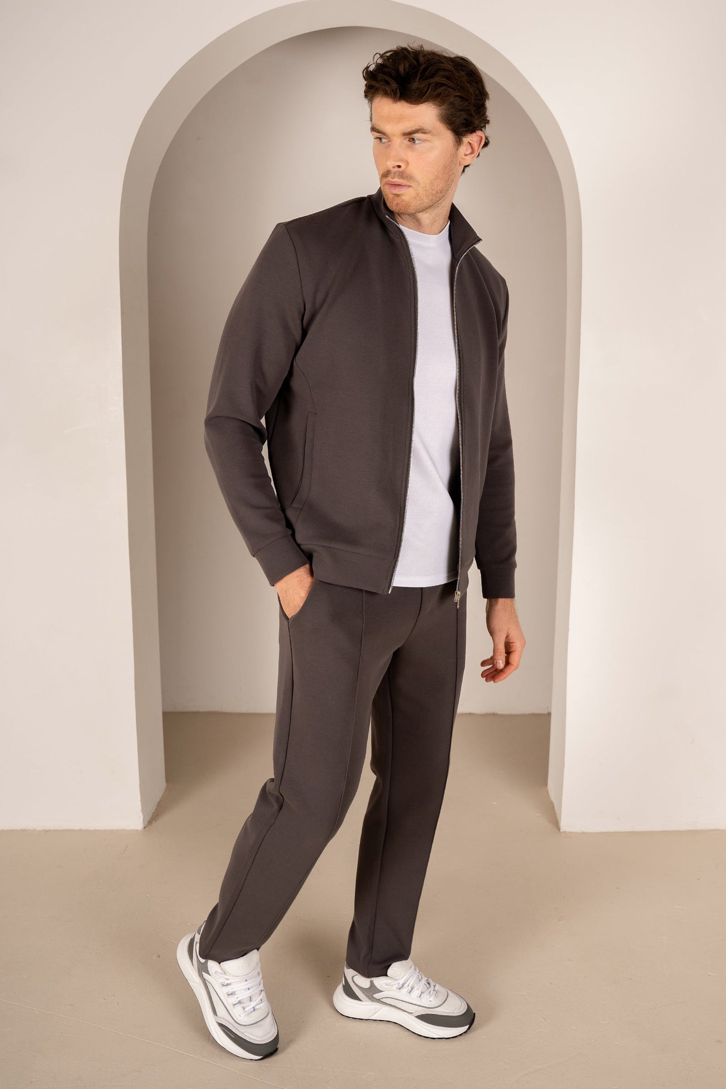 Interlock Jogger - Charcoal