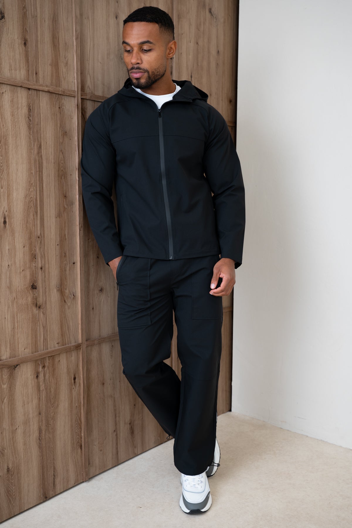 Pinnacle Brushed Technical Cargo Pant - Black