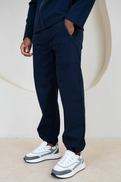 Pinnacle Brushed Technical Cargo Pant - Navy