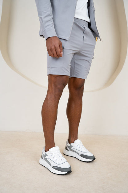 Premium Detail Cargo Shorts V2 - Grey